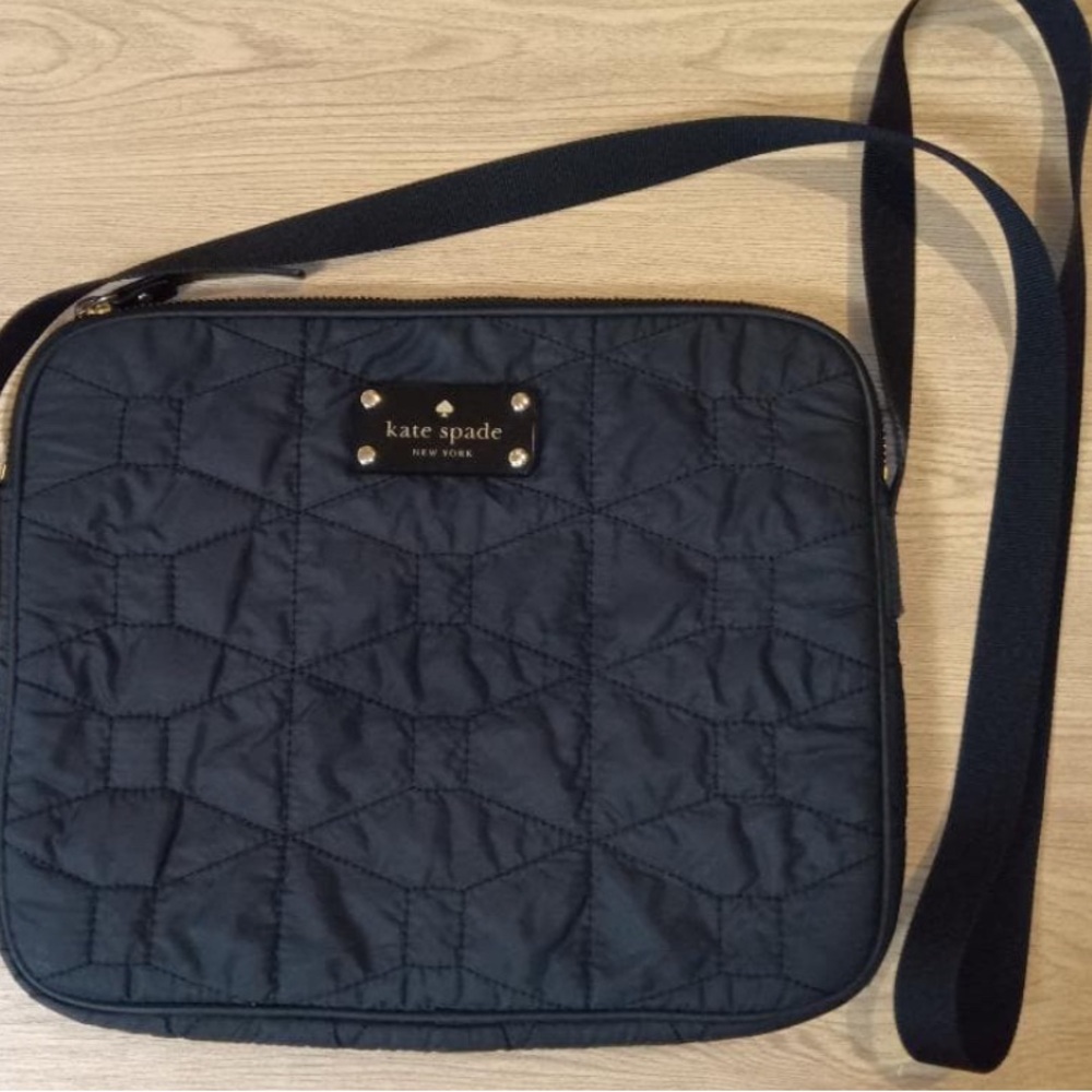 Kate Spade Navy Quilted Crossbody Bag